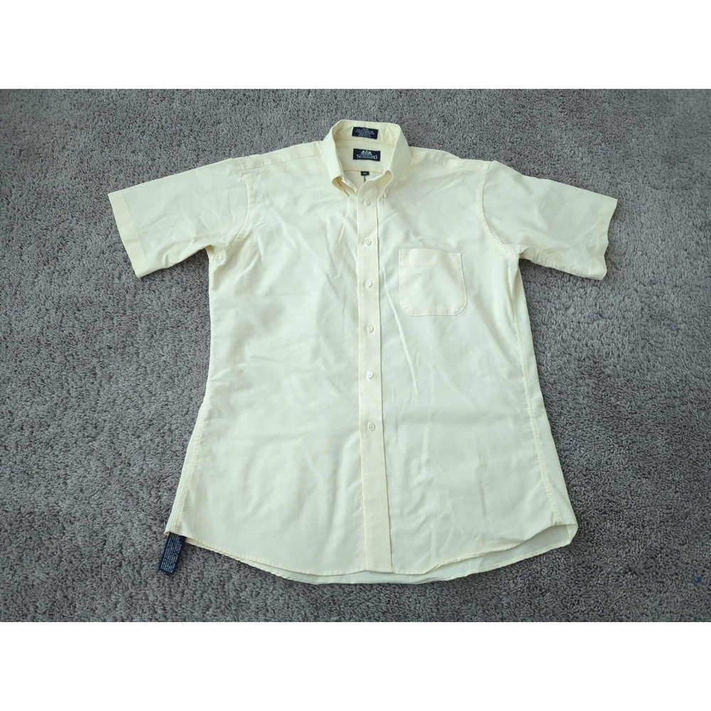 Vintage Stafford Button Up Shirt Mens 16 1/2 Oxford Made in USA
